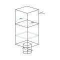 Maxisaco 1200 kg Tubular de 2 Asas Jumbo 90X90X105 cm Pack de 10 Unidades